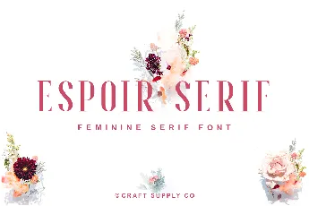 Espoir Serif Demo font