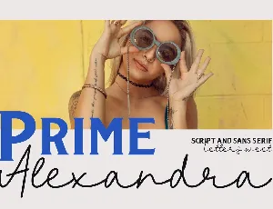 Prime Alexandra Script font