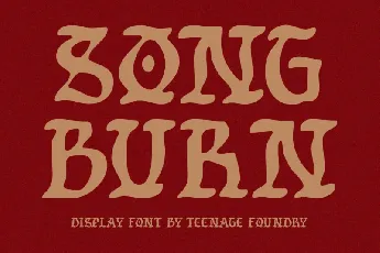 TF Song Burn font