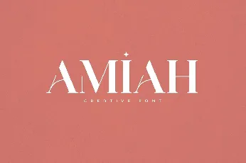 Amiah font