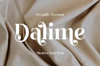 Dalime font