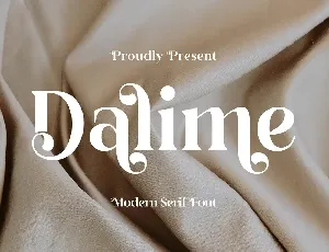 Dalime font