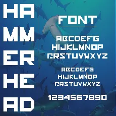 Hammerhead font