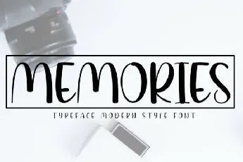 Memories Display Typeface font