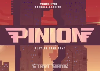 Pinion font