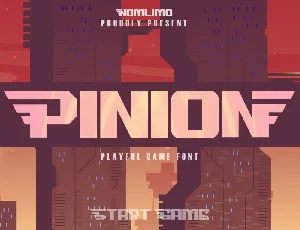 Pinion font