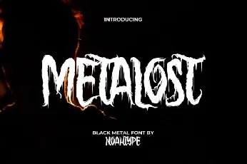 Metalost Display font