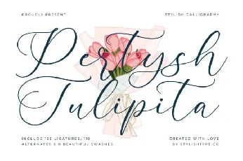 Pertysh Tulipita font