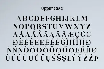 Moodern Serif font