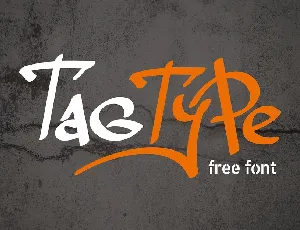 Tag Type Free font