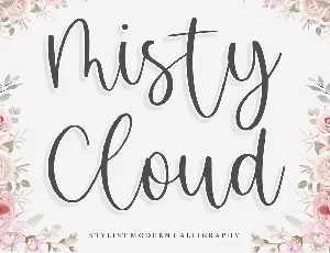 Misty Cloud font