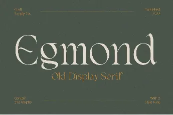 Egmond Free font