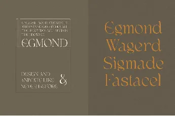 Egmond Free font