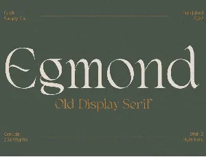 Egmond Free font