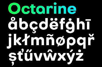 Octarine font