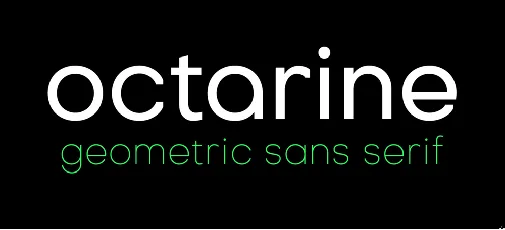 Octarine font