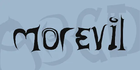 morevil font