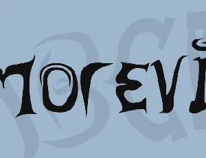 morevil font