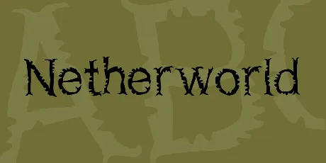 Netherworld font