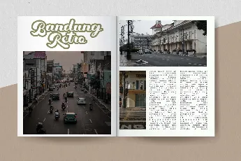 Bandung Retro Demo font