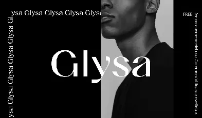 Glysa font