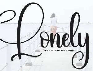 Lonely Script font