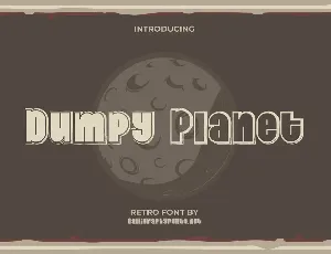 Dumpy Planet font