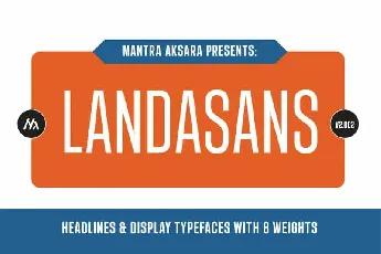 Landasans Sans Serif font