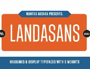 Landasans Sans Serif font