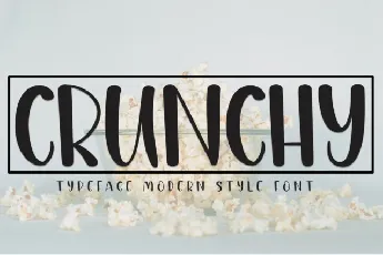 Crunchy Display font