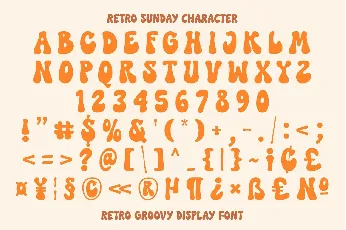 Retro Sunday font