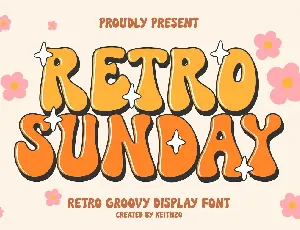 Retro Sunday font