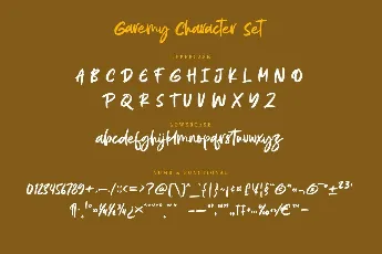 Garemy font