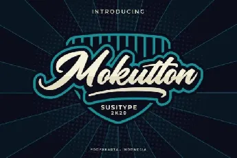 Mokutton Calligraphy font