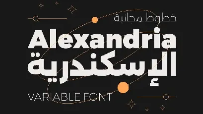 Alexandria Free font