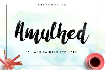 Amulhed Brush Free font