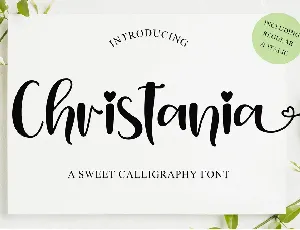 Christania - Personal Use font