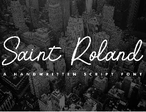 Saint Roland Demo font