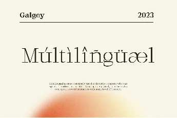 Galgey font