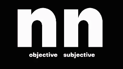 Subjectivity font