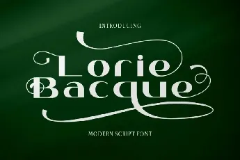 Lorie Bacque font