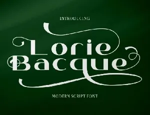 Lorie Bacque font