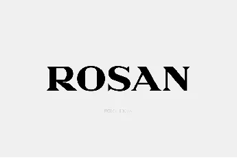 Rosan font