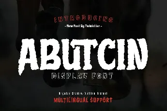 ABUTCIN Trial font