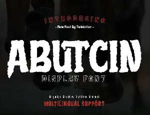 ABUTCIN Trial font