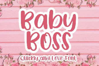 Baby Boss font