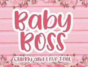 Baby Boss font