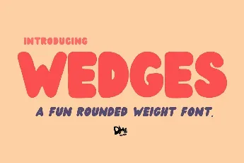 Wedges font