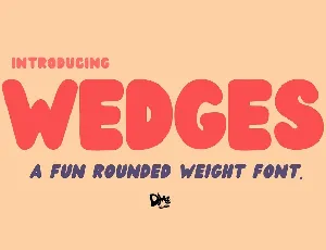 Wedges font