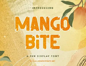 Mango Bite font